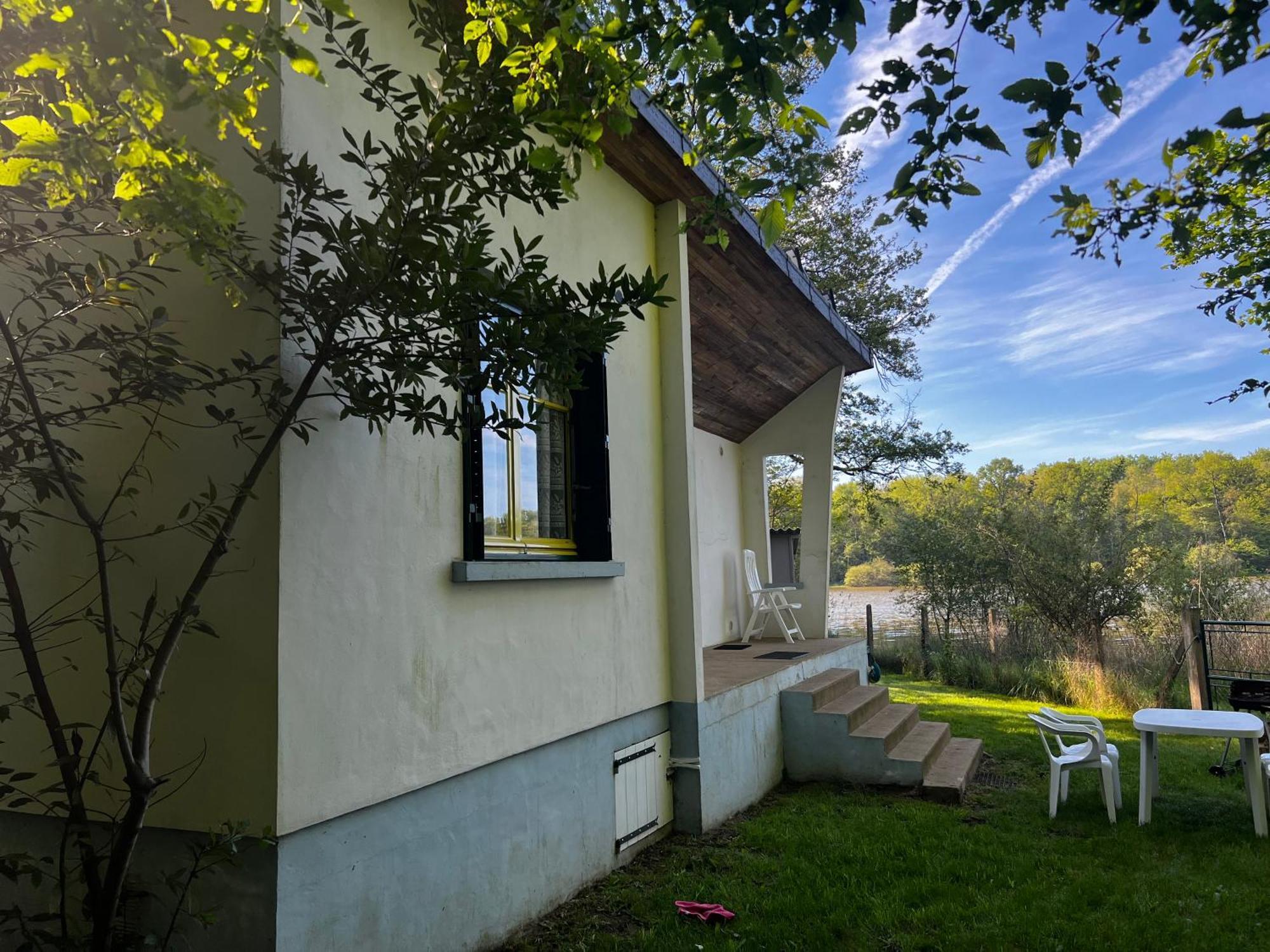Chalet Au Bord De L'Etang 4 Pers Les Boulmiers Exterior photo